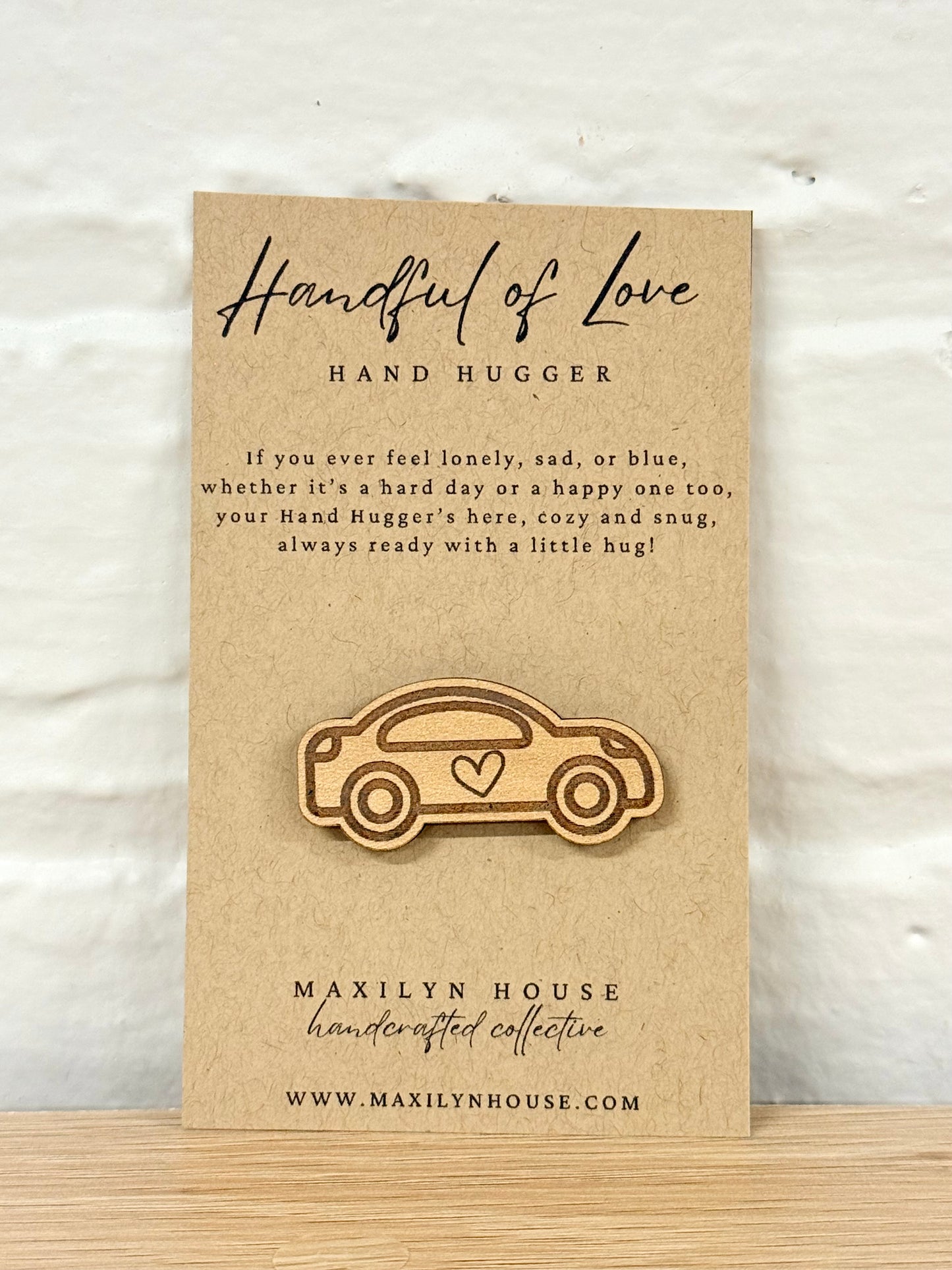 Car Wooden Pocket Hug