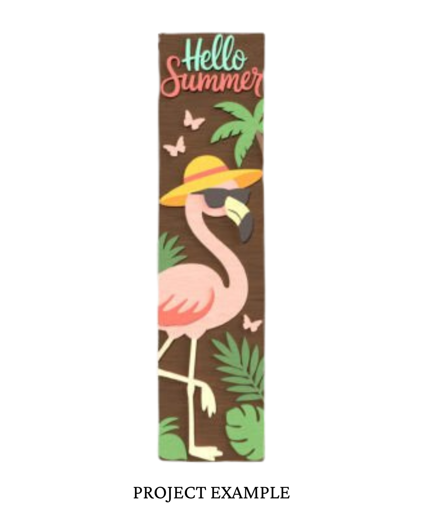 Hello Summer Flamingo Sign | Creative Table Project