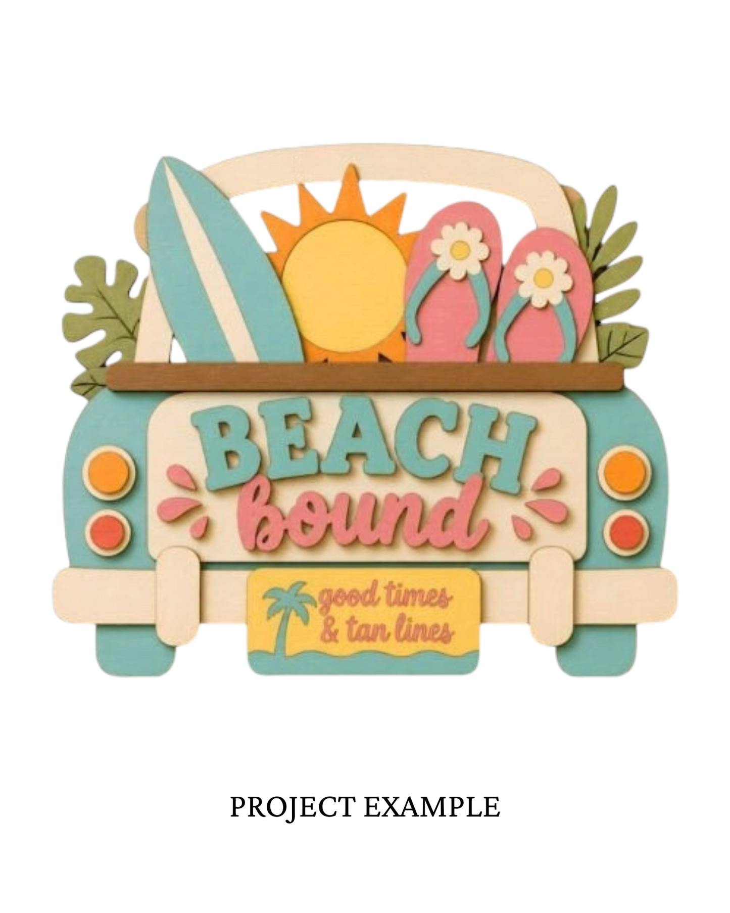 Beach Bound Truck Sign | Creative Table Project