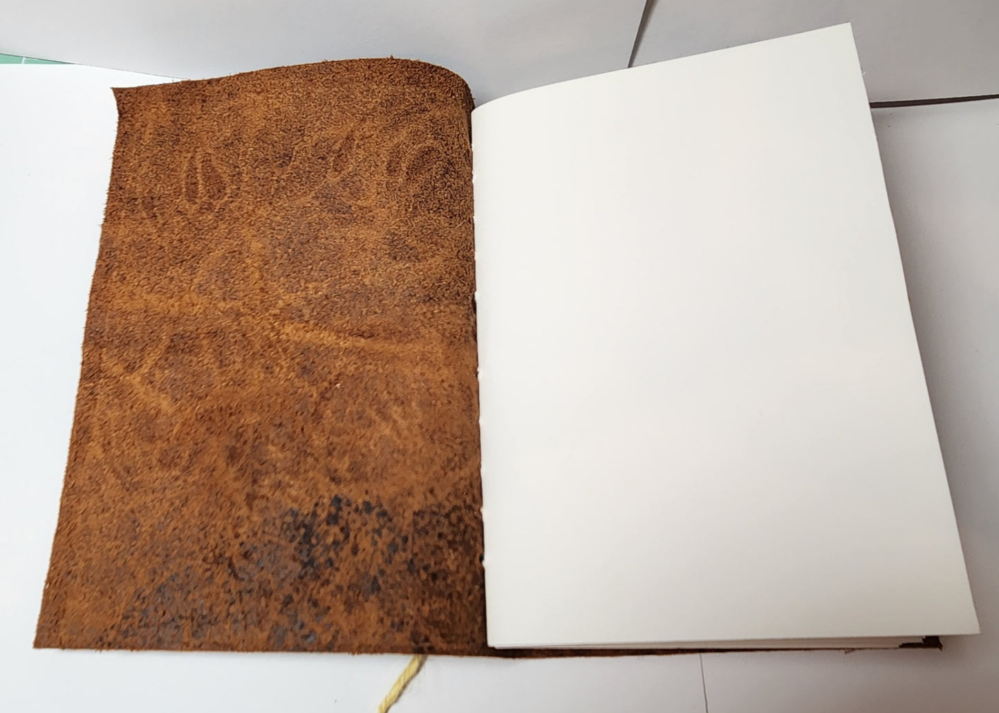 Embossed Cowhide Leather Journal