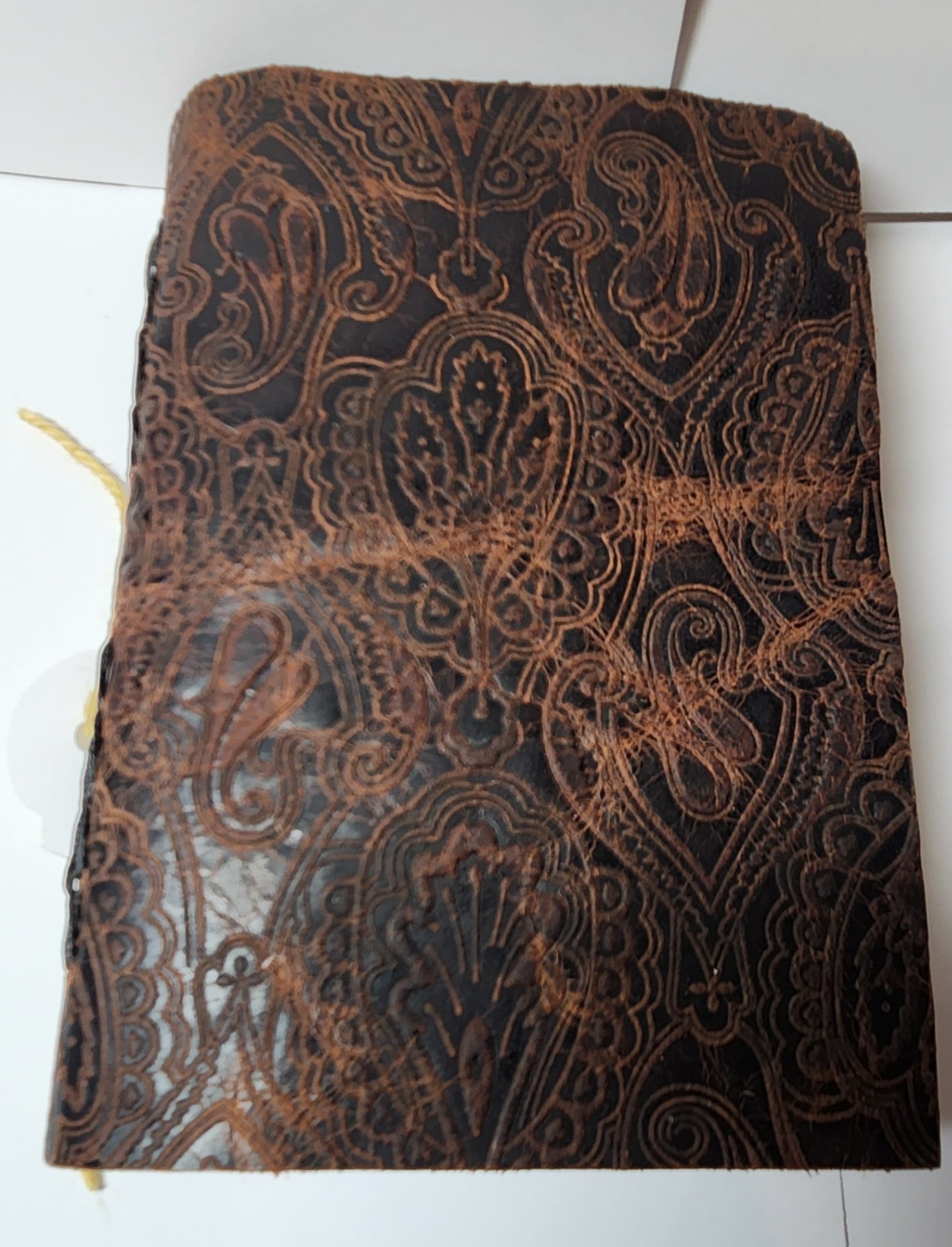 Embossed Cowhide Leather Journal