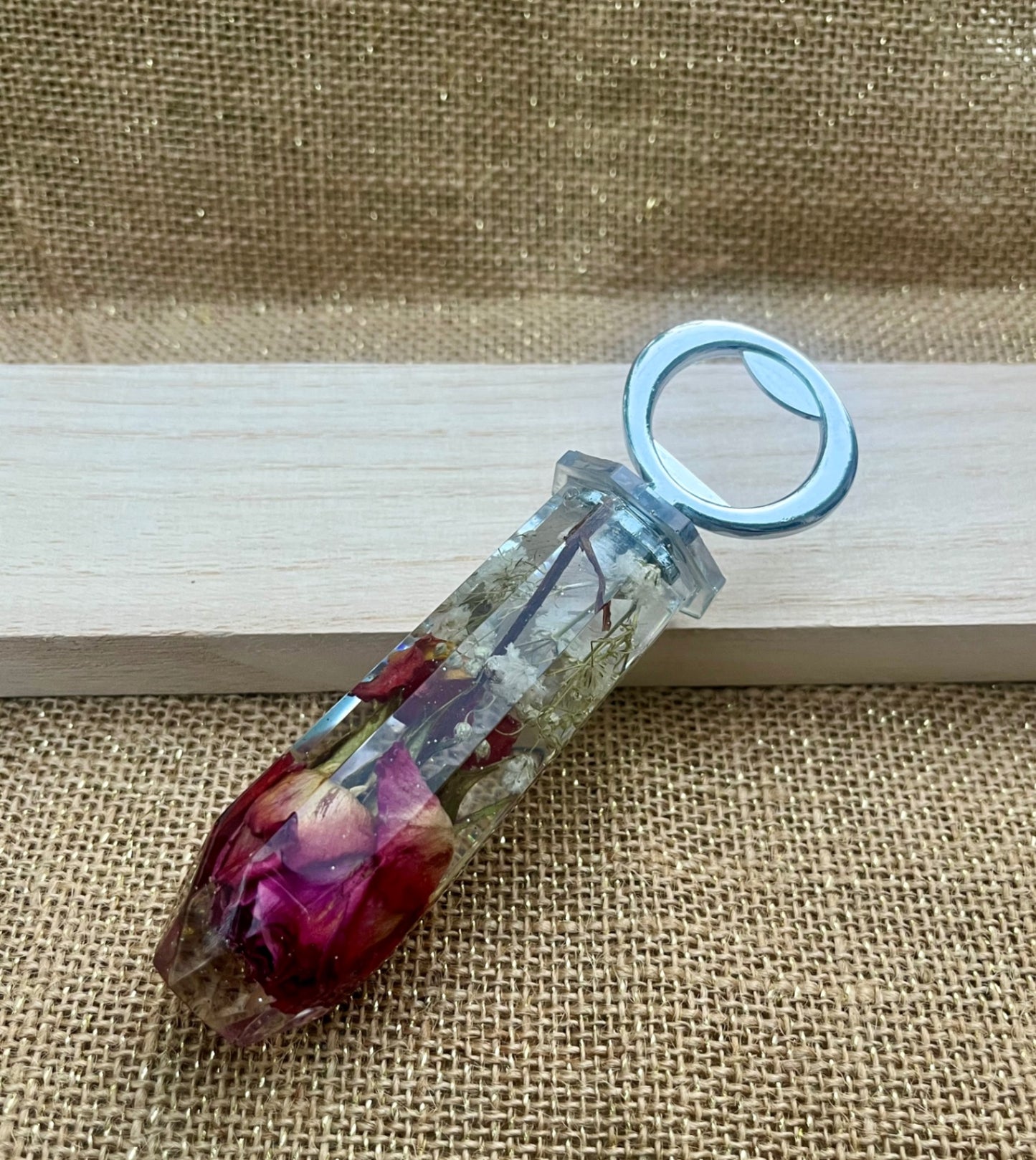 Sweet Rose Resin Bottle Opener
