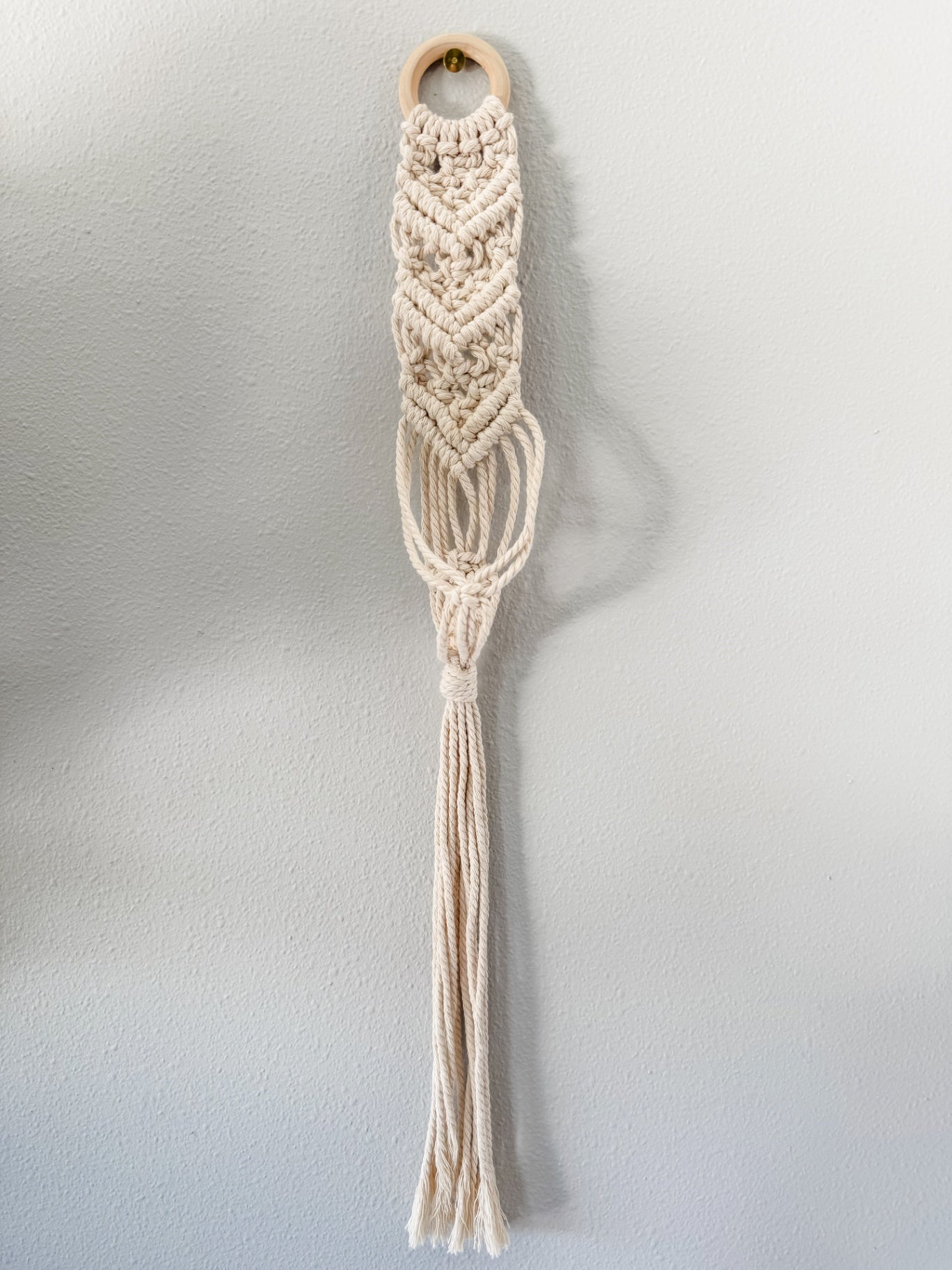 021 - "Tilly" Macrame Plant Wall Hanger