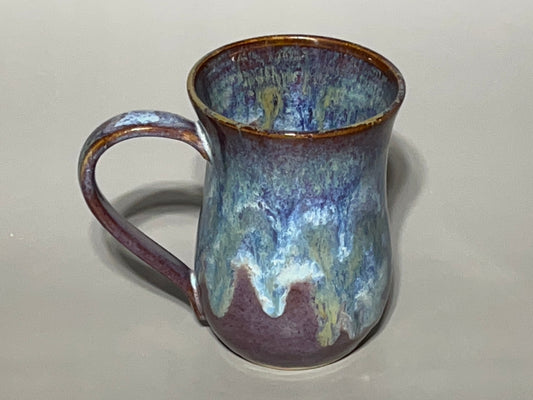 024 - Handmade Ceramic Purple Drippy Mug