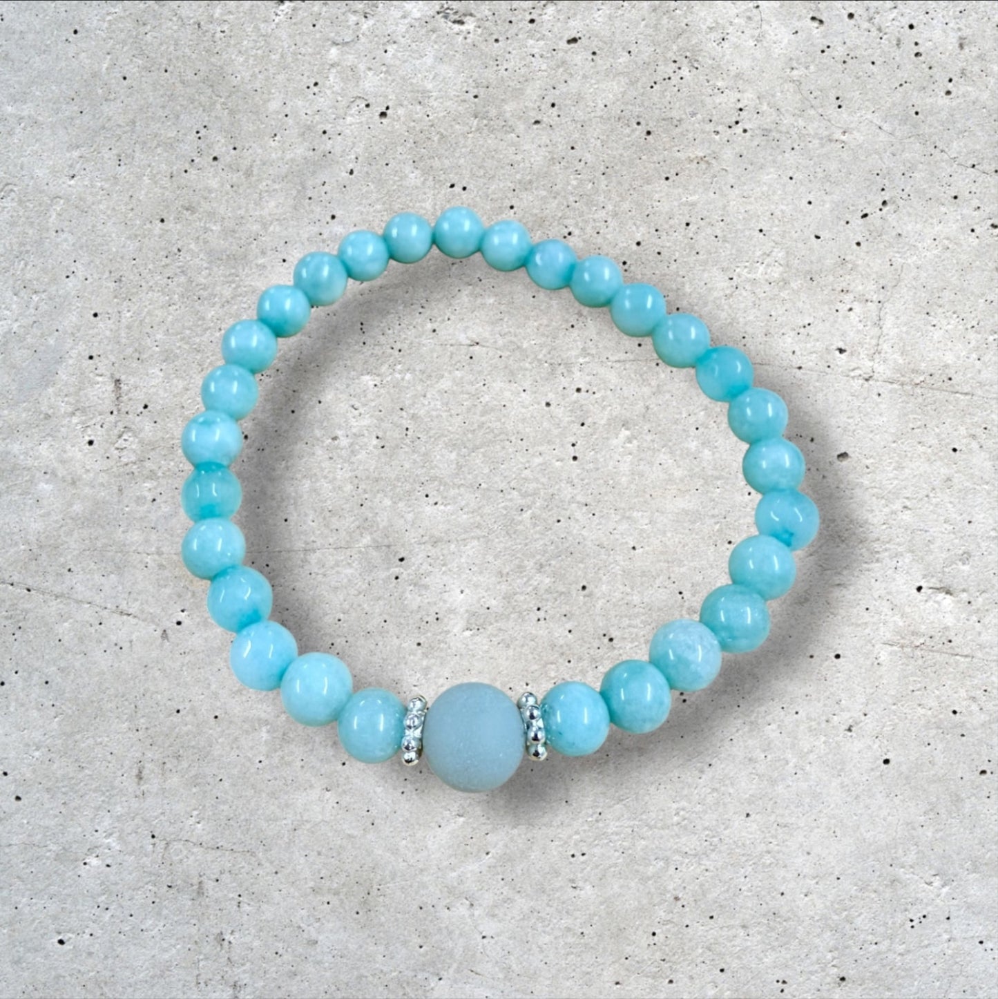 Serene Blue Beaded Bracelet