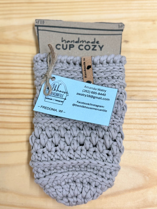 Crochet Venti Cup Sleeve Gray