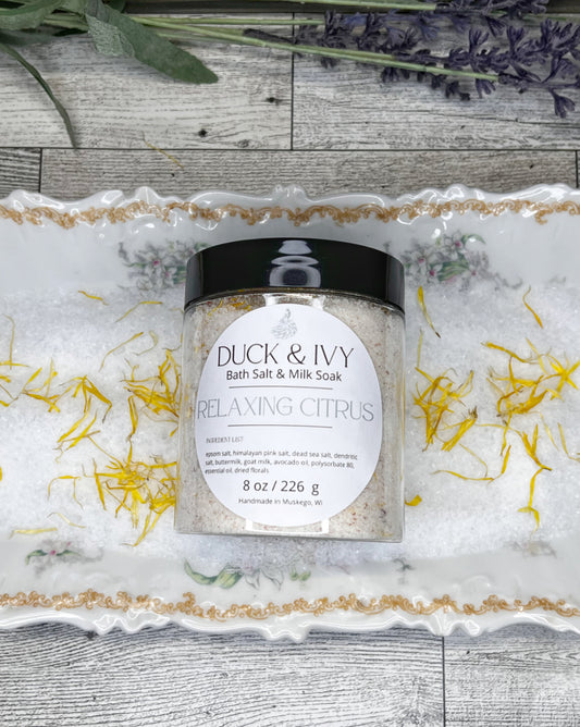 Bath Salt & Milk Powder - Citrus