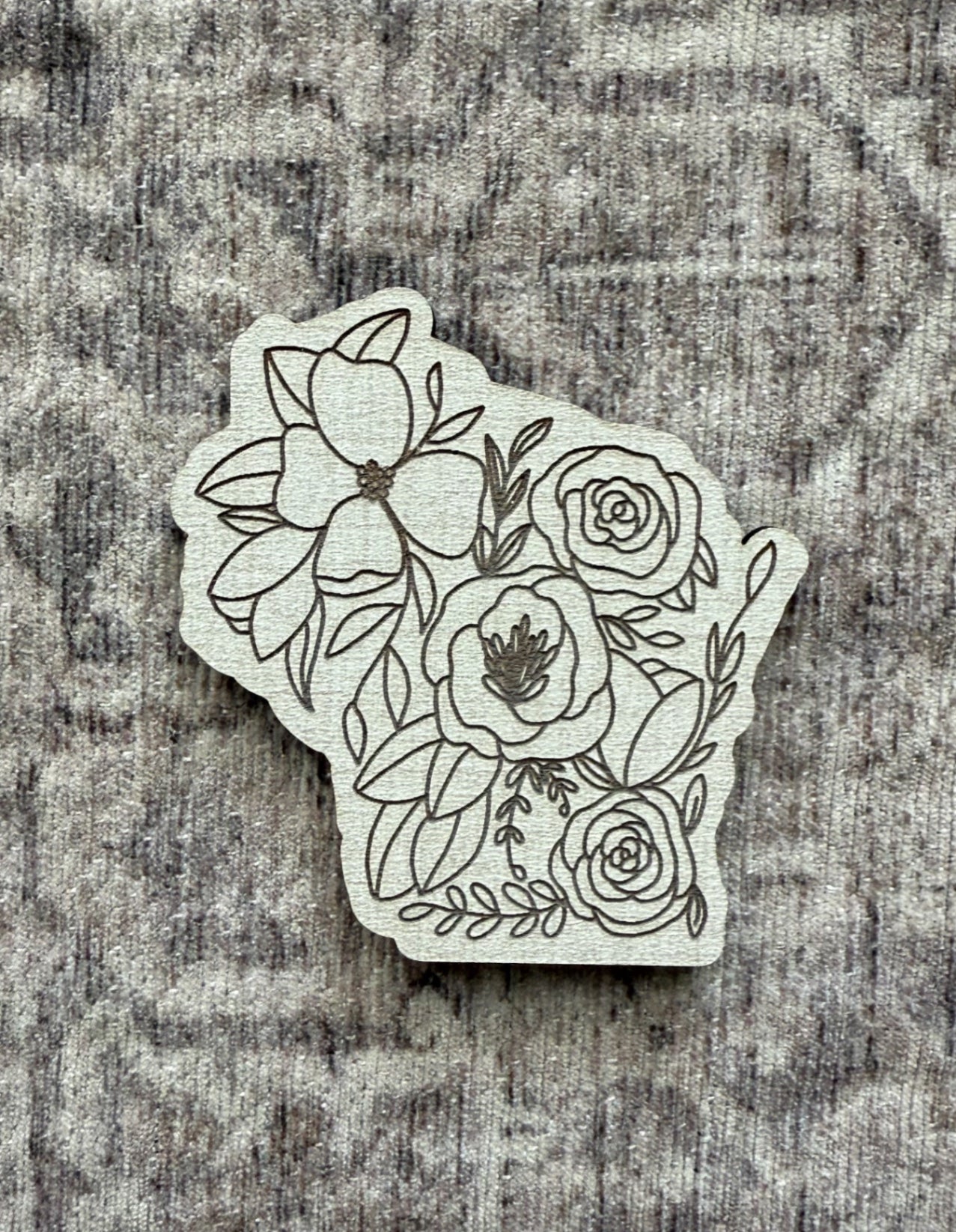 07 - Magnet - WI Floral - Linen