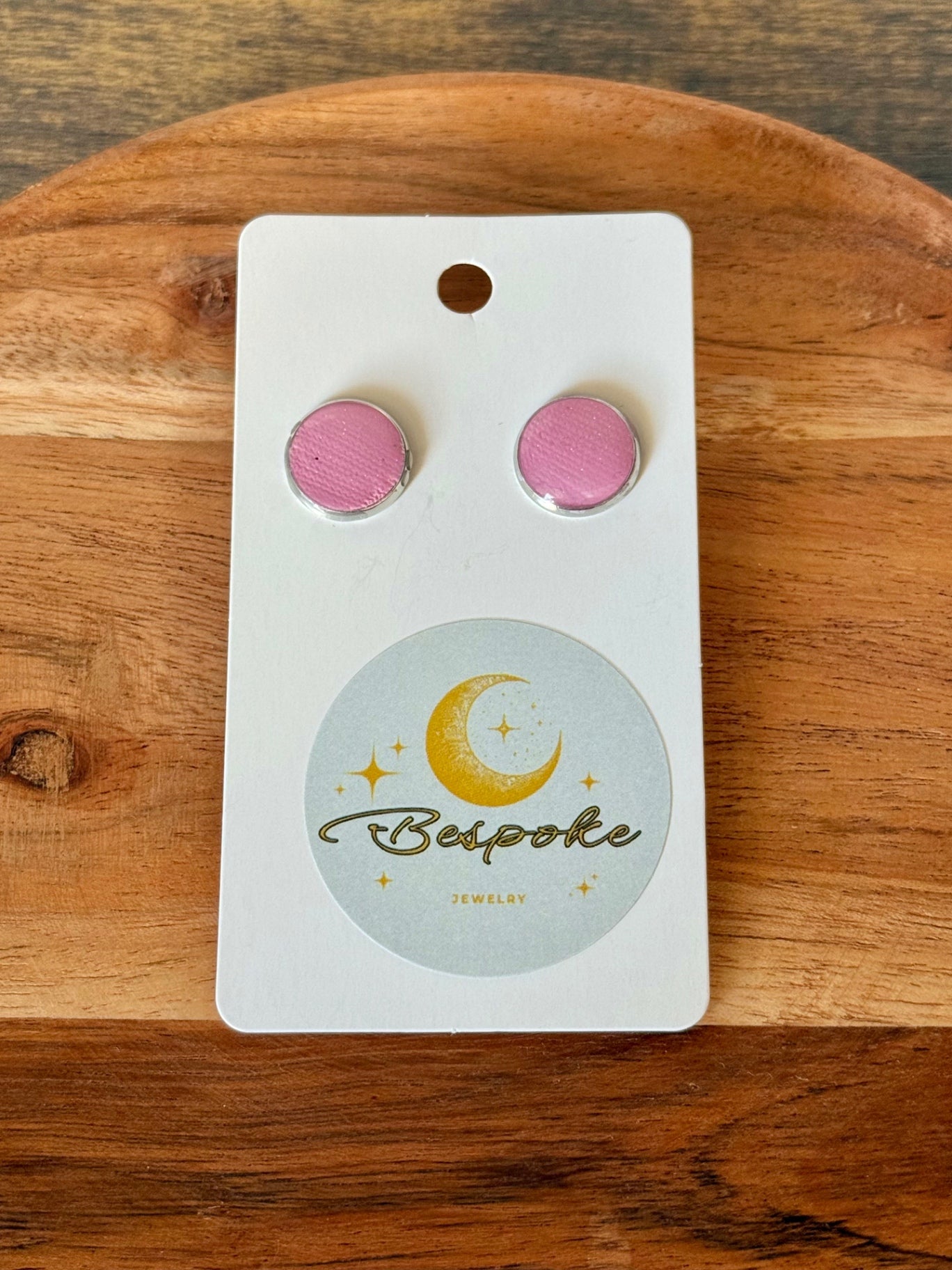 Pink Polymer Clay Earrings