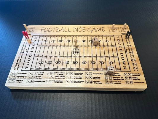 09 - Wooden Football Dice Game