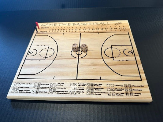 09 - Wooden Basketball Dice Game