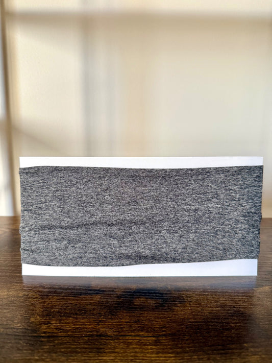 Heathered Dark Gray Headband