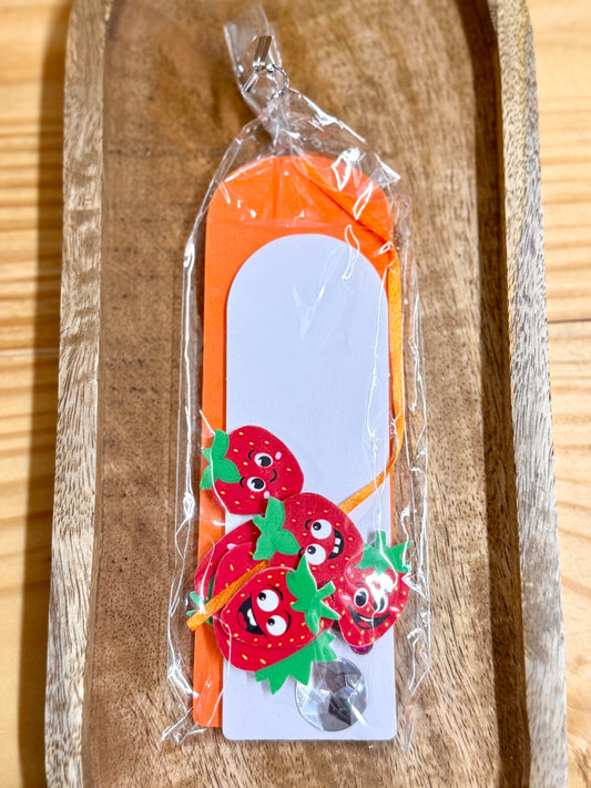 036 - Orange Strawberry DIY Bookmark Kit