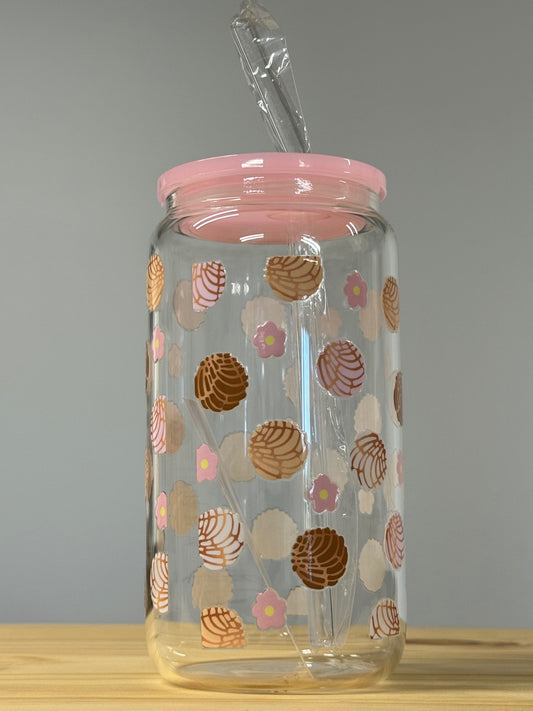 Whimsy Plastic Reusable Cup with Straw