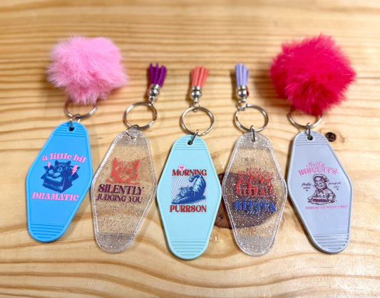 036 - Cat Lovers Acrylic Keychains