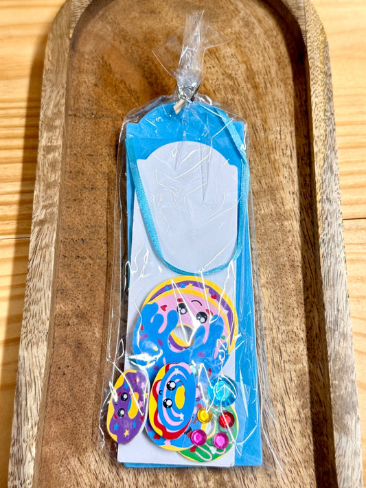 Blue Donut DIY Bookmark Kit