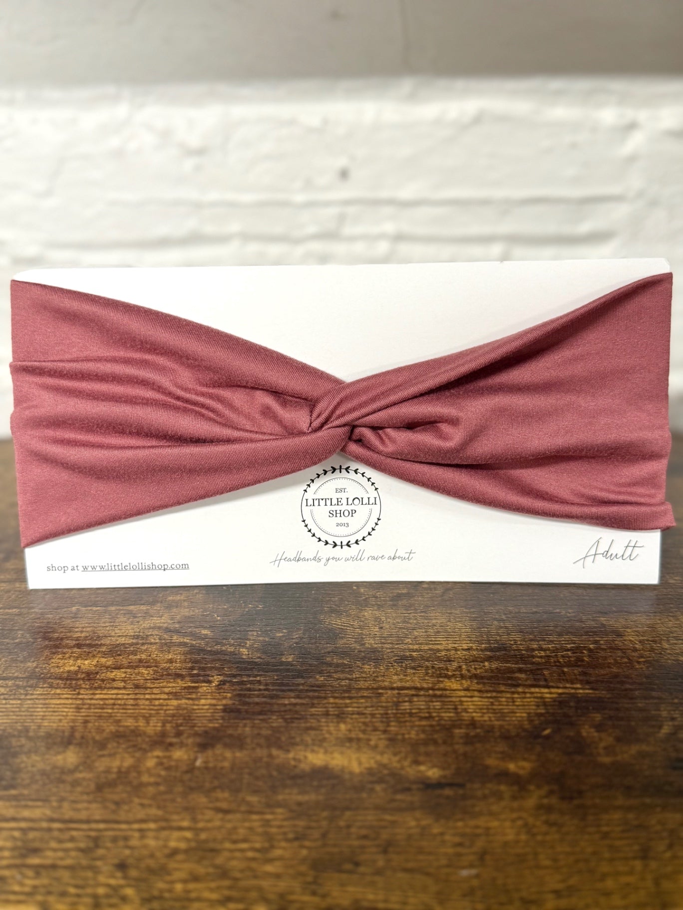 Dusty Rose Headband