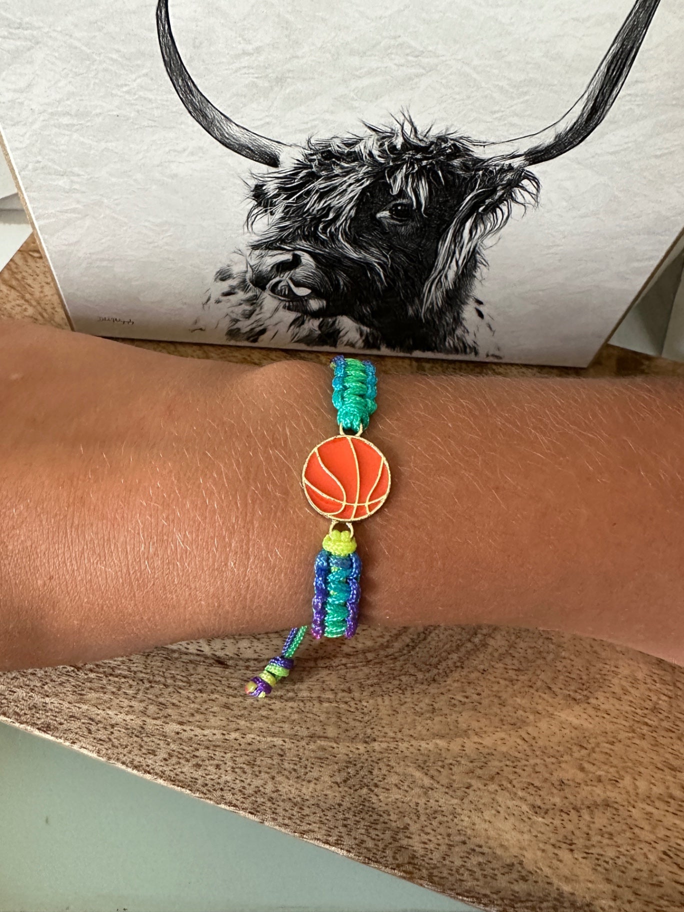 YOUTH Adjustable Basketball Bracelet