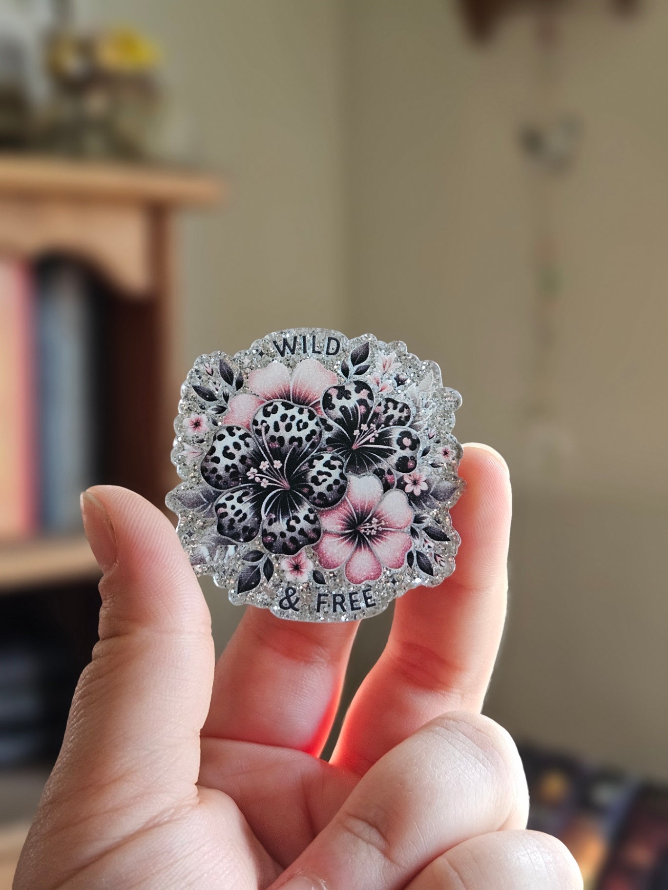 Wild & Free Flower Decorative Magnet