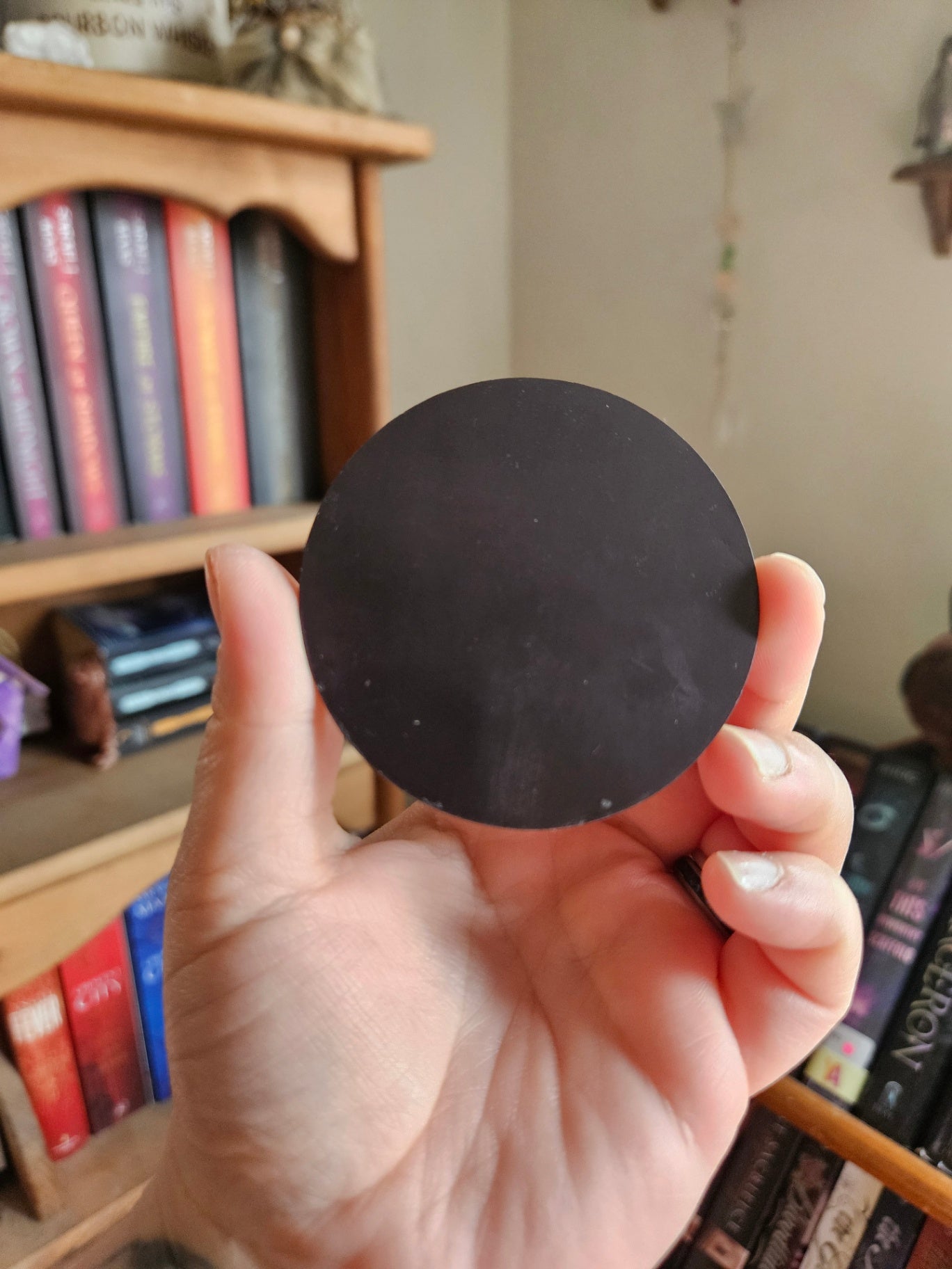 On my husband's last nerve, funny decorative magnet