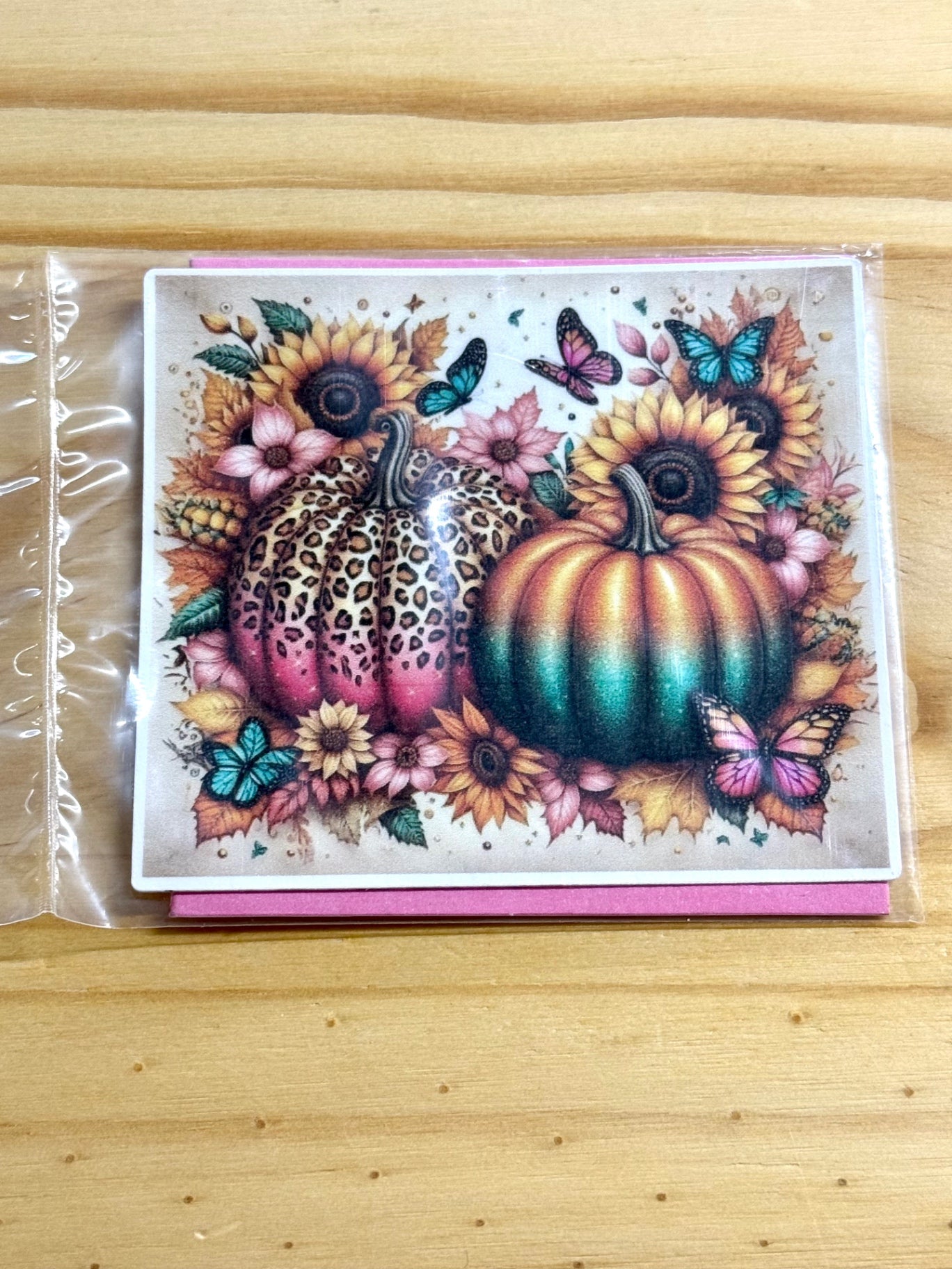 Pumpkin Patch Butterfly Sticker