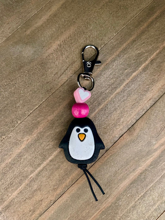 Kids Zipper Clip Buds  - Penguin
