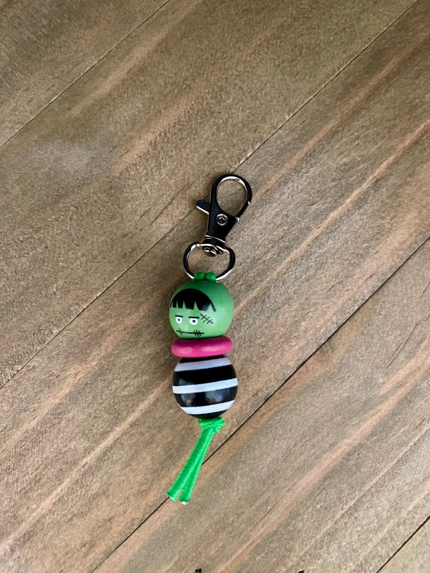 042 - Kids Zipper Clip Buds - Frankenstein