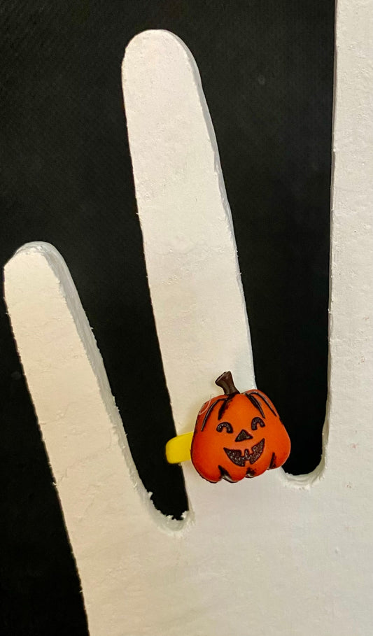 Kids Jack O’ Lantern Pumpkin Ring