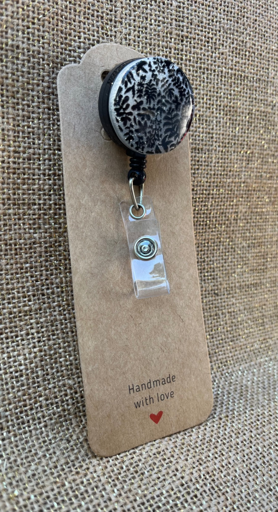 Midnight Shine Resin Badge Reel