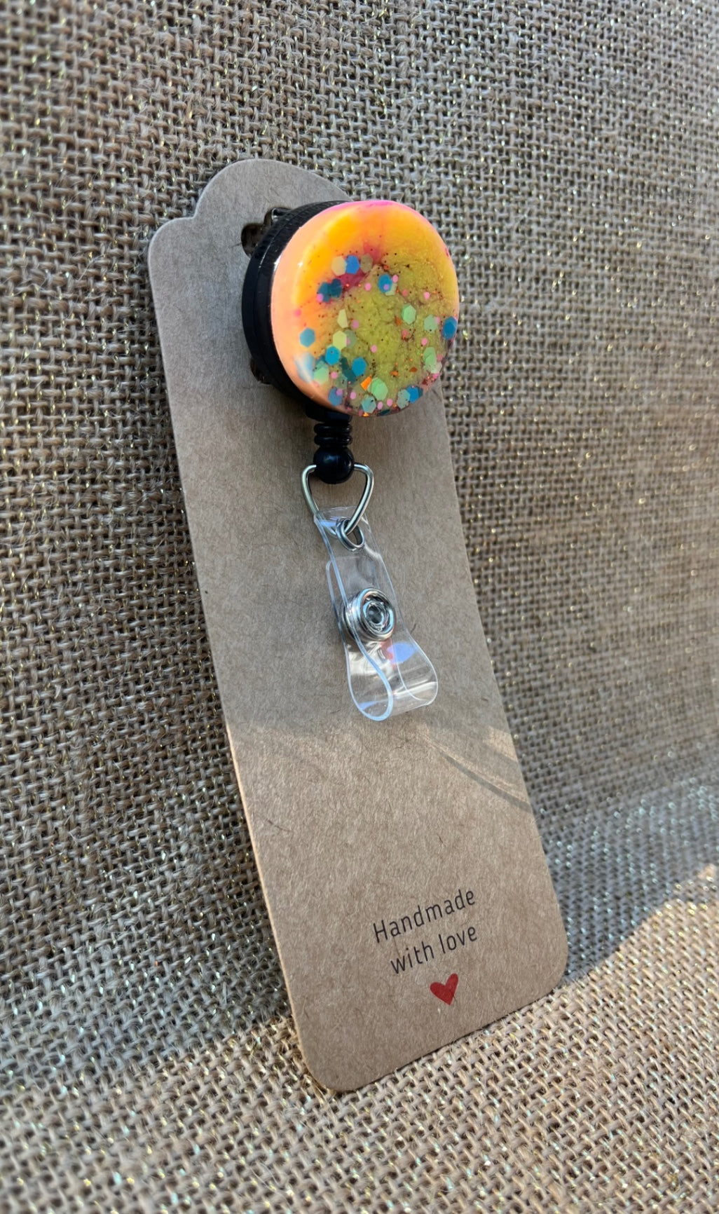 Confetti Fun Resin ID Reel