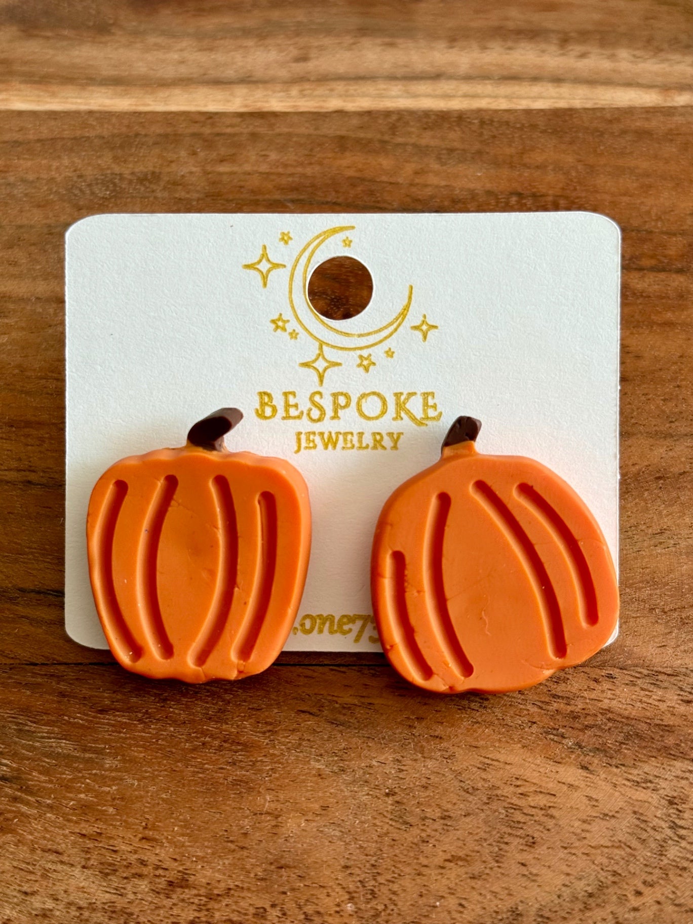 Polymer Clay Pumpkin Earrings