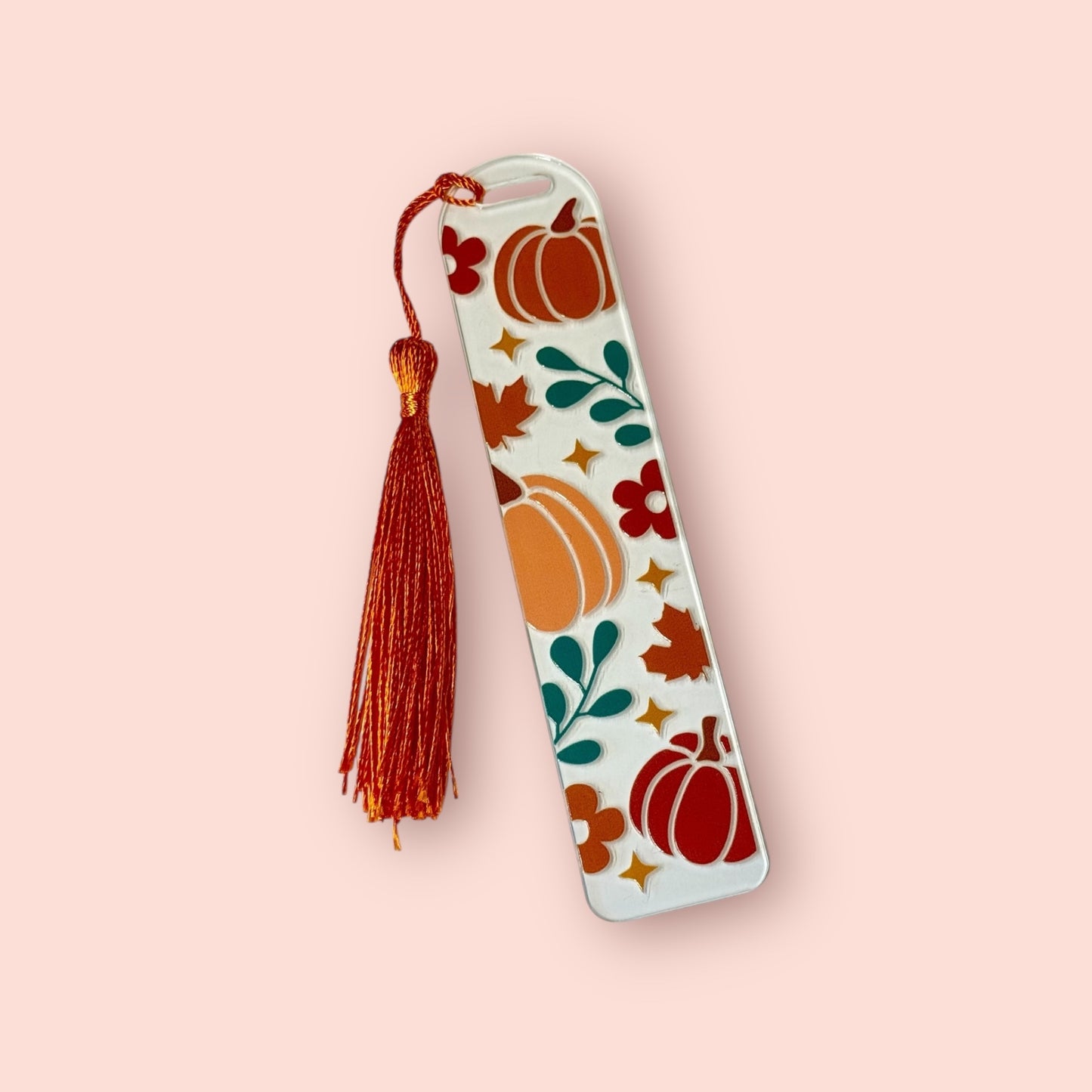 Pumpkin Acrylic Bookmark