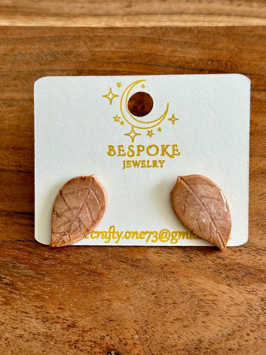 Fall Leaf Polymer Clay Earrings