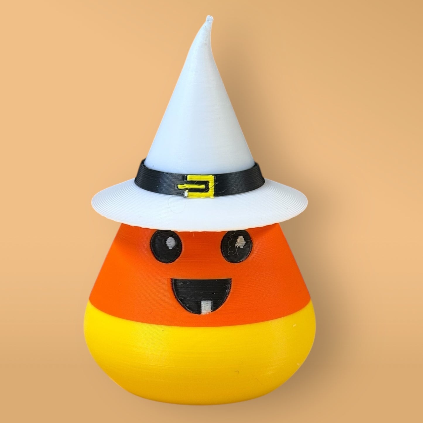 3D Printed Witchy Candy Corn Figurine