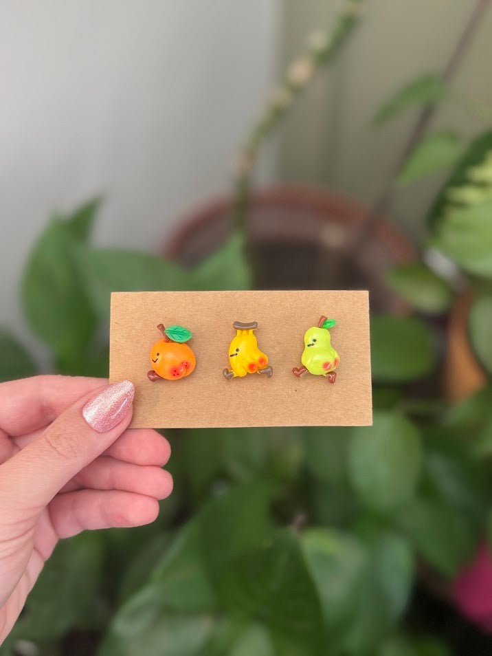 Mini Fruit Magnet Bundle 2 – Handmade Silly Decor