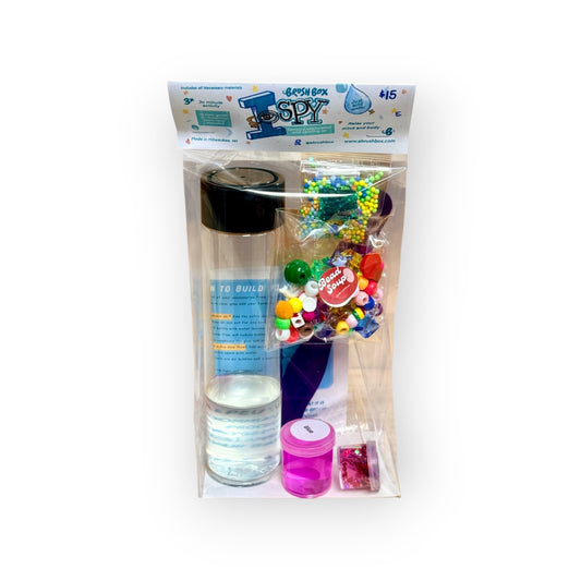 I Spy Sensory Exploration and Calming Jar DIY Kit