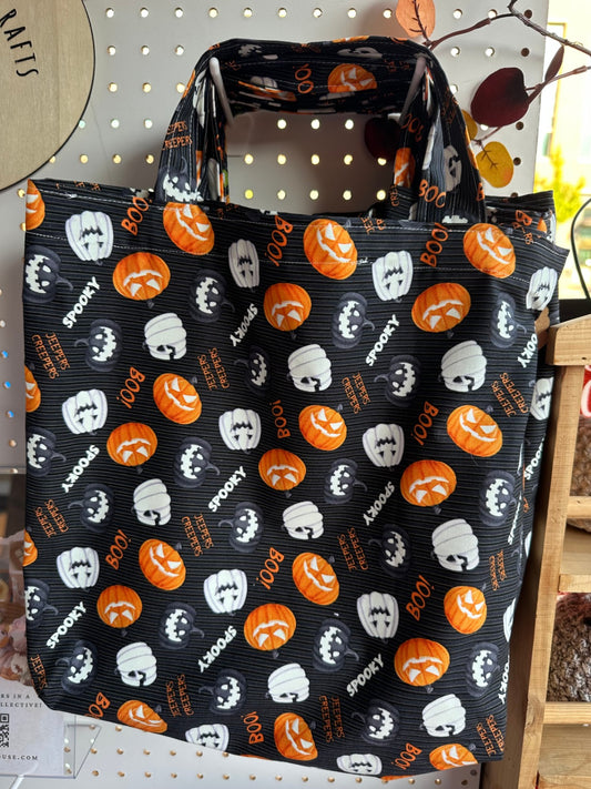 Glow in the Dark Trick or Treat Tote