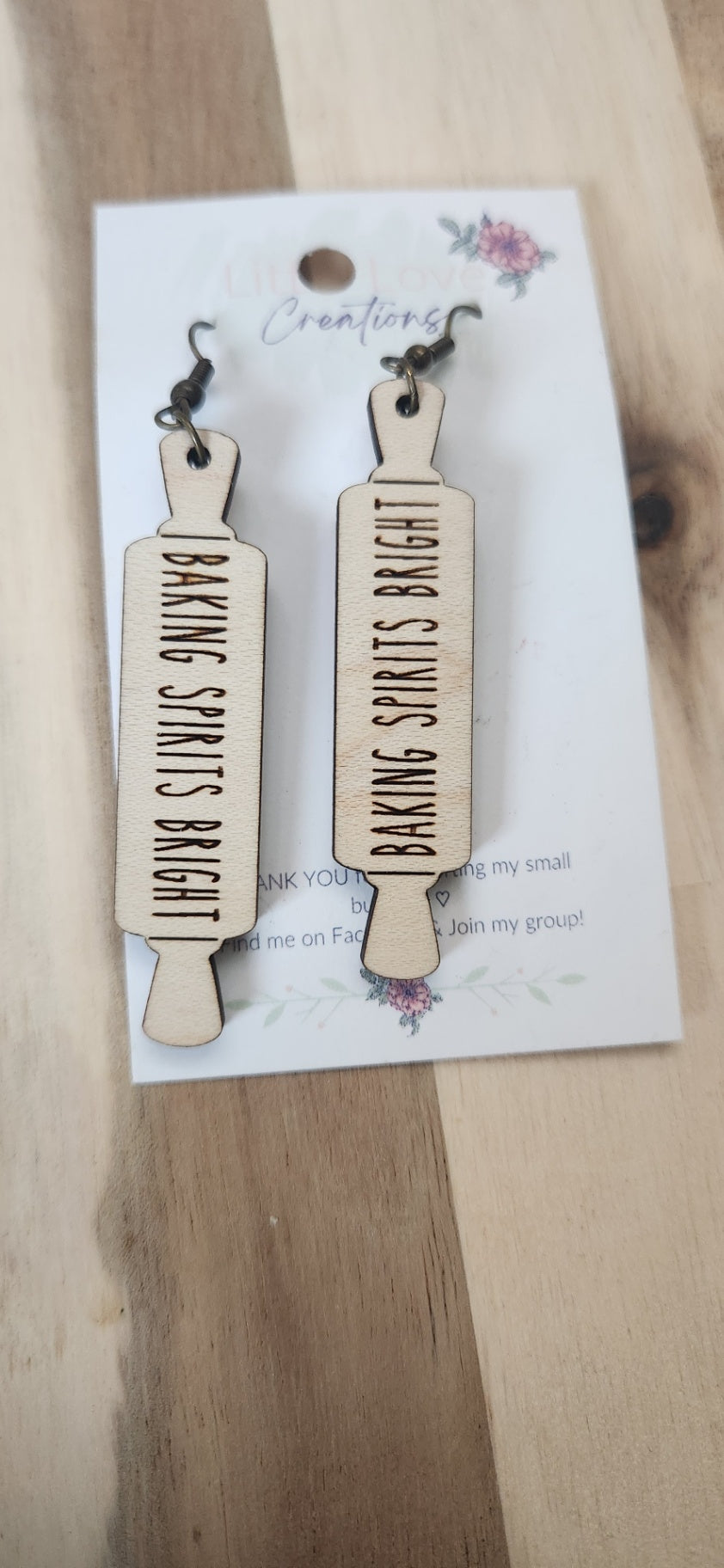 Baking Spirits bright dangles