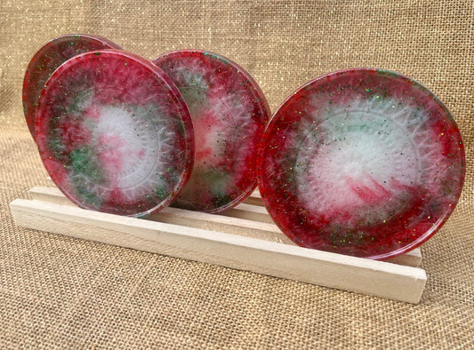 Holiday Sparkle Coaster Set
