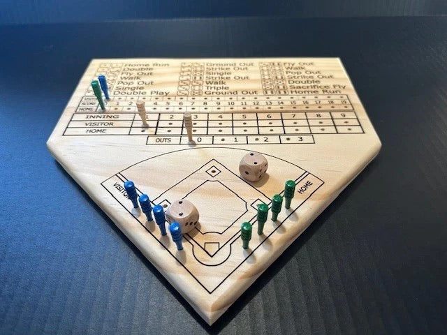 09 - Wooden Baseball Dice Game