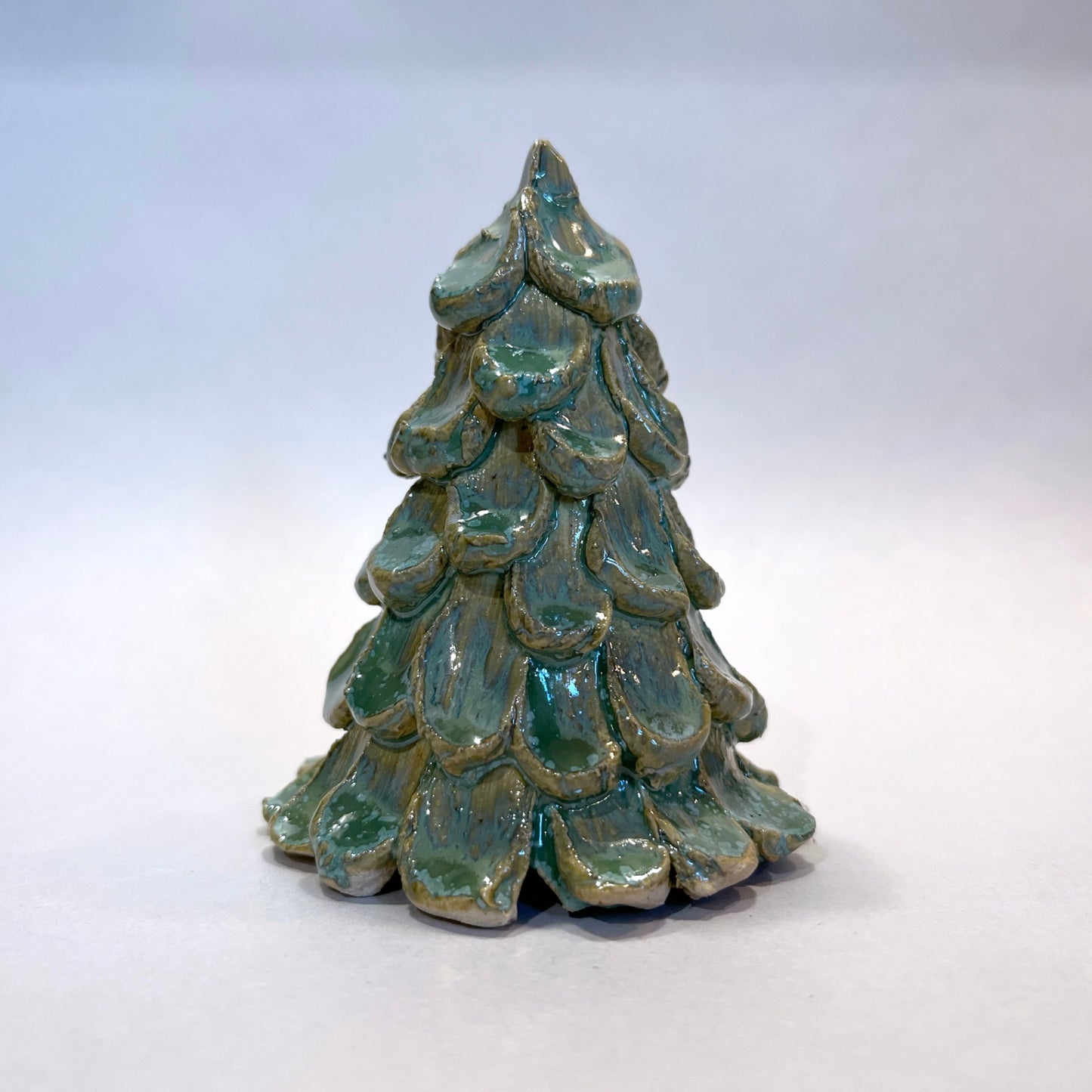 4" Ceramic Tree - Ivy Green