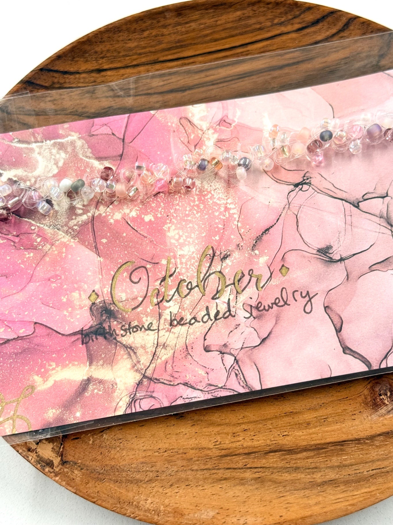 October Birthstone Opal Twisted Beaded Multiwear Jewelry