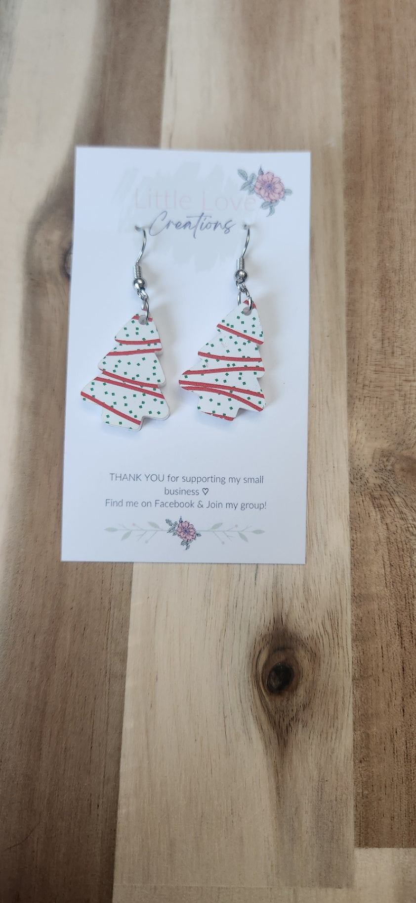 Acrylic Cake Dangles