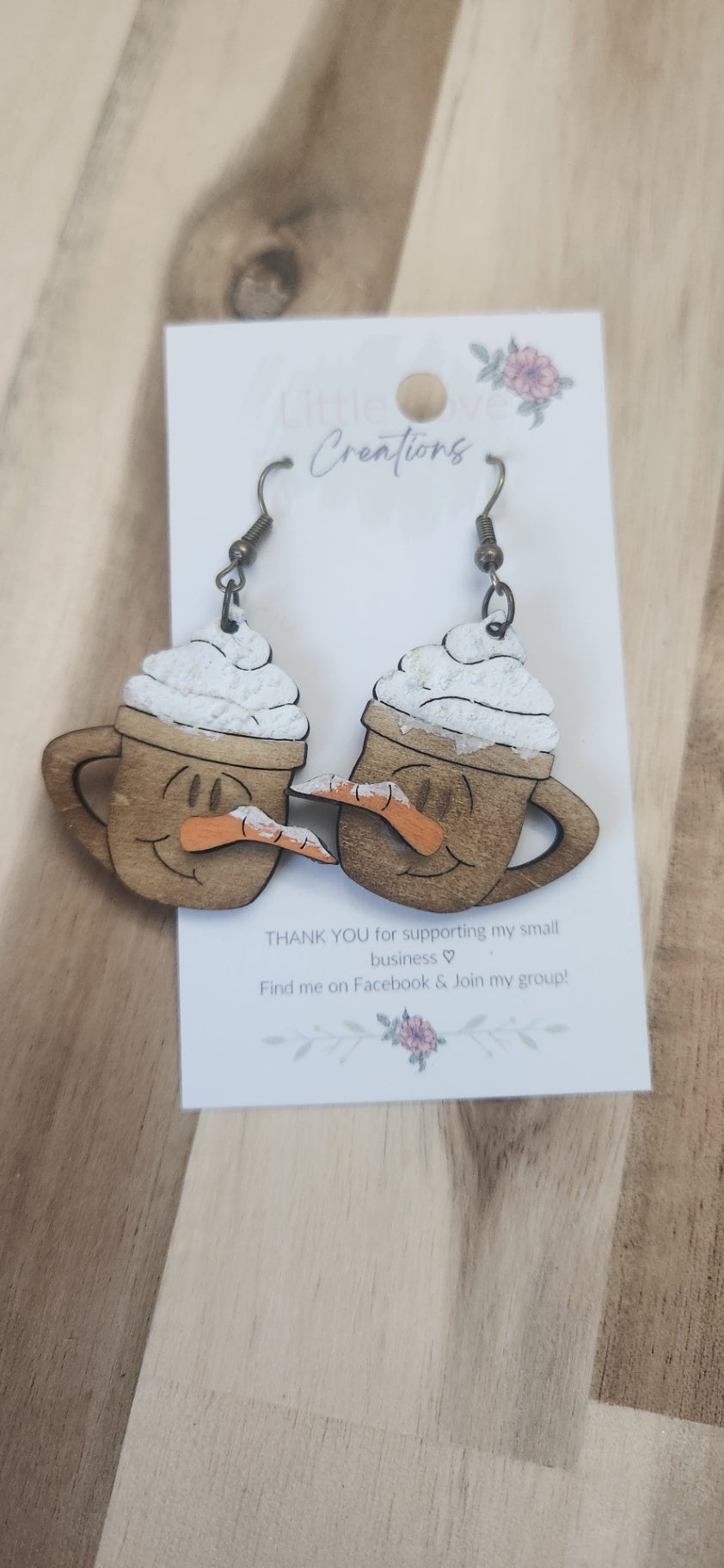 Snowman mug dangles