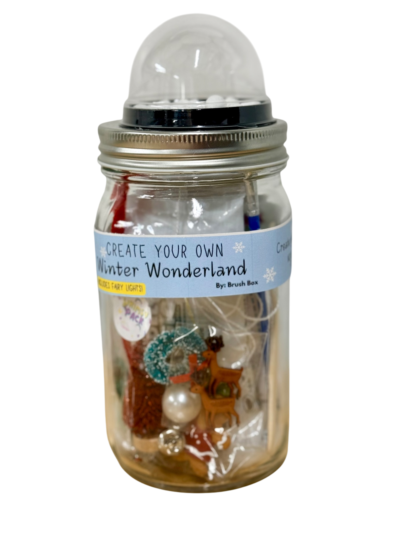 Winter Wonderland Fairy Lights Jar Kit
