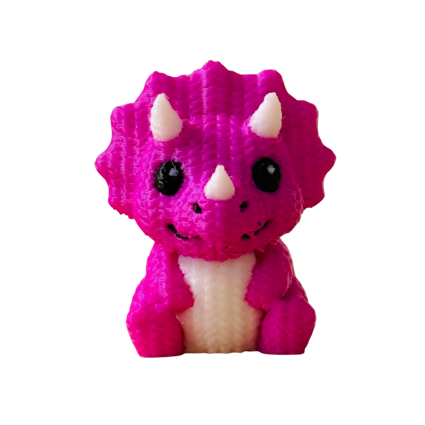 044 - 3D Printed Pink Triceratops Dino