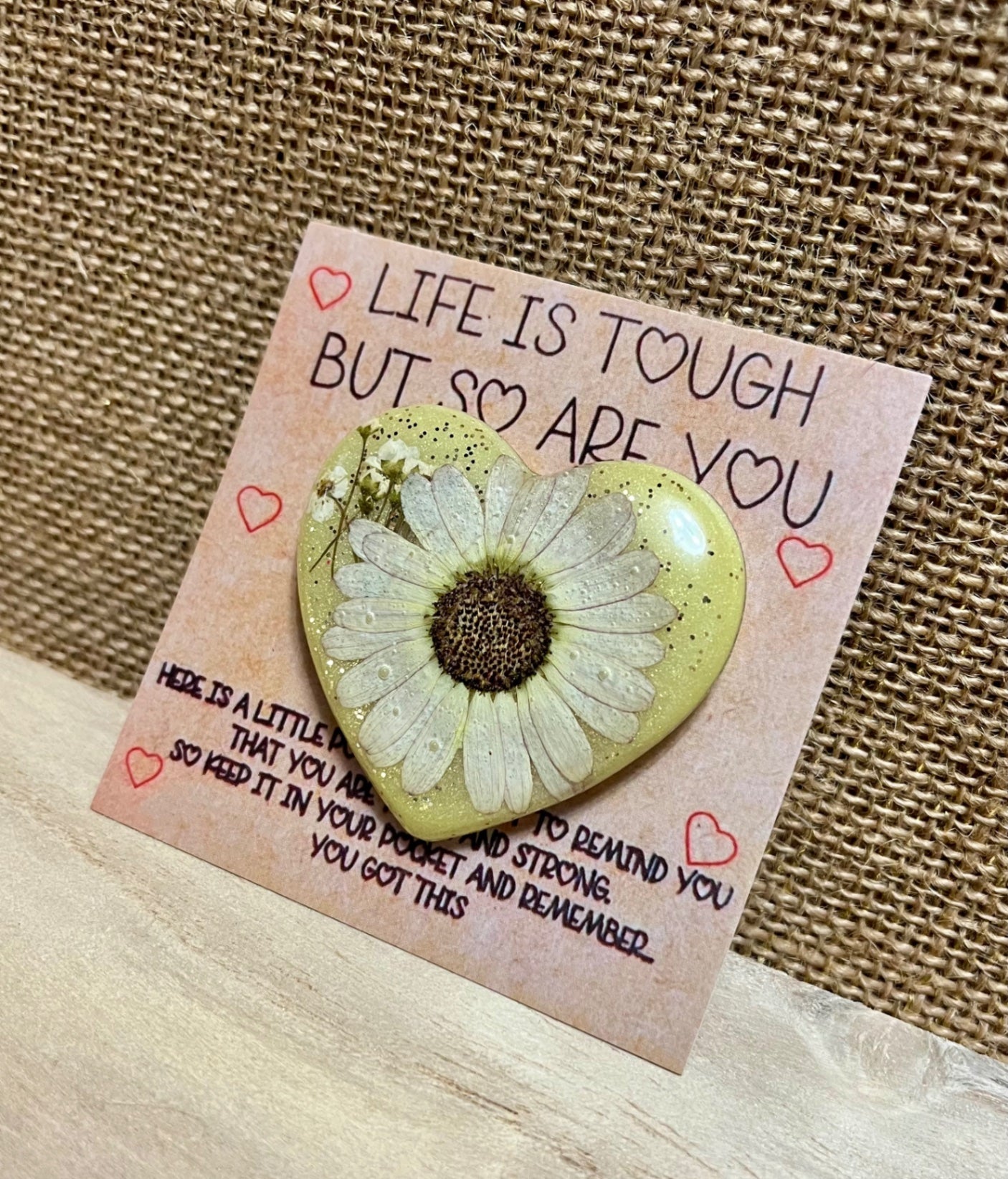 Floral Heart Harmony Pocket Hug