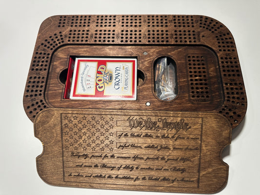 09 - Handmade Wooden Cribbage Board