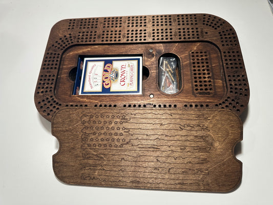 09 - Handmade Wooden Cribbage Board