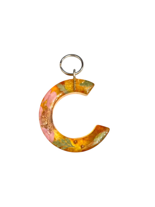 017 - Resin Letter "C" Charms for Keychains